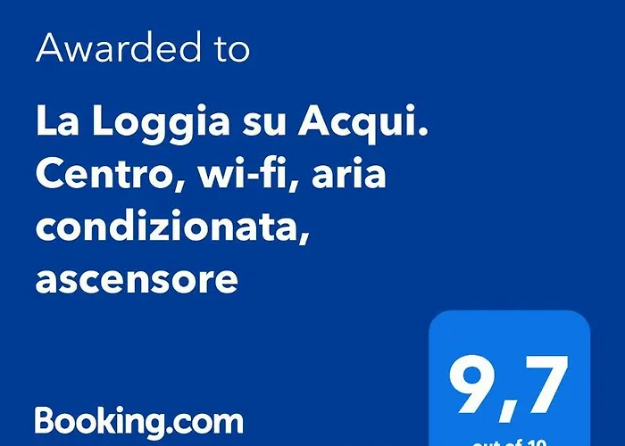 La Loggia Su Acqui. Centro, Wi-fi, Aria Condizionata, Ascensore Lägenhet